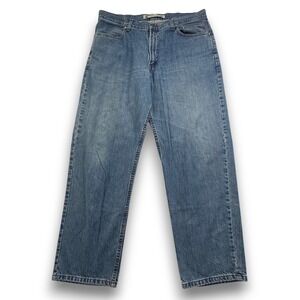 Harley Davidson Relaxed Leg Jeans Mens 38x30 Blue Denim Vintage 2005 A6319